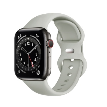 Curea (W031)Techsuit - Apple Watch 1/2/3/4/5/6/7/8/9/10/SE/SE 2 (38/40/41/42mm) - Gri - Img 1