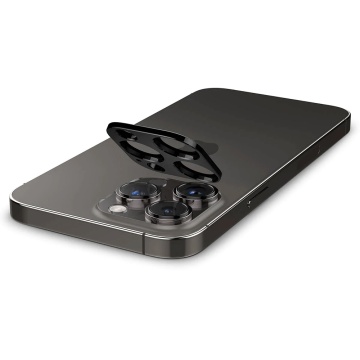 Folie camera iPhone 14 Pro Max Techsuit Full Glass, Black - Img 3