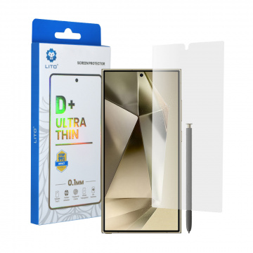 Folie sticla Samsung Galaxy S24 Ultra Lito 9H Tempered Glass Ultra Thin, transparenta - Img 1