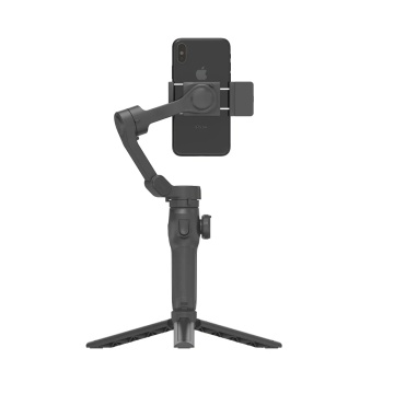 Gimbal pentru telefon cu zoom control, extensibil Techsuit L9 - Negru - Img 5