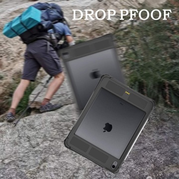 Husa 360 iPad Air 4 2020 10.9" ShellBox Waterproof IP68 - Negru - Img 6