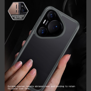 Husa Huawei Pura 70 Supcase Unicorn Beetle Style - Negru /Transparent - Img 3