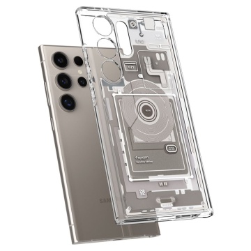 Husa Husa Samsung Galaxy S24 Ultra Spigen Ultra Hybrid Zero One - Natural Titanium - Img 3