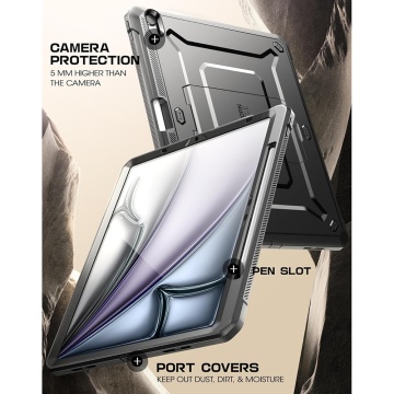 Husa iPad Air 11 (2024) Supcase Unicorn Beetle Pro, Negru - Img 3