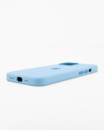 Husa Iphone 13 din silicon Albastru 1 MagSafe - Img 2