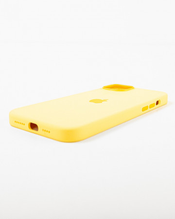 Husa Iphone 14 Plus din silicon Galbena MagSafe - Img 2