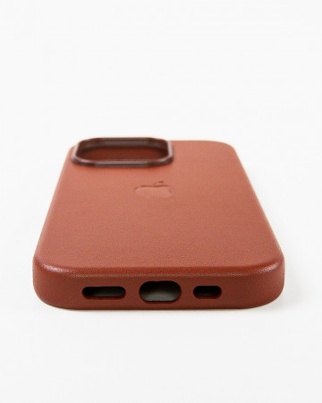 Husa Iphone 14 Pro din piele naturala Umber MagSafe - Img 3