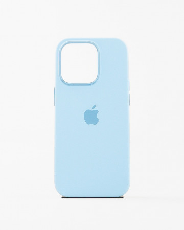 Husa Iphone 14 Pro din silicon Albastru Sky MagSafe - Img 1