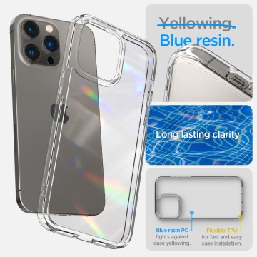 Husa Iphone 14 Pro Max Spigen - Ultra Hybrid, Clear - Img 6