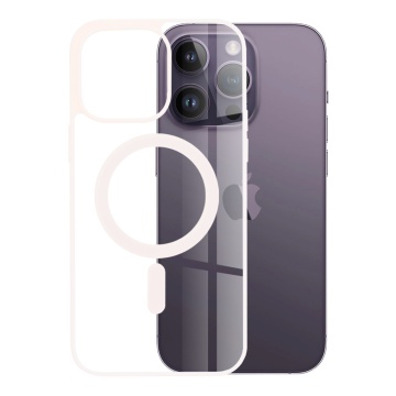 Husa Iphone 14 Pro Max Techsuit - MagSafe Pro, Roz - Img 1