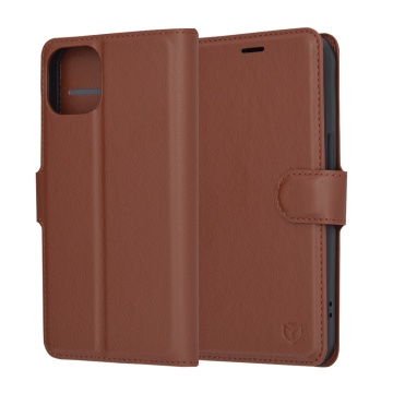 Husa Iphone 14 Techsuit - Leather Folio, Maro - Img 1
