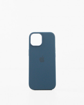 Husa Iphone 15 din silicon Blue MagSafe - Img 1