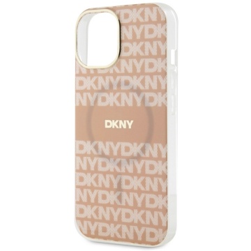 Husa iPhone 15 - DKNY IML Mono & Stripe MagSafe (DKHMP15SHRHSEP) - Pink - Img 2
