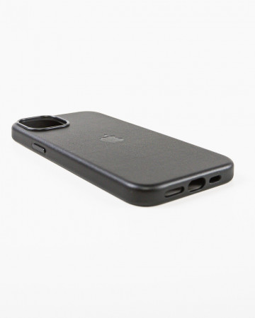Husa Iphone 15 Plus din piele naturala Neagra MagSafe - Img 4