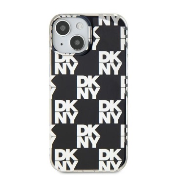 Husa iPhone 15 Plus - DKNY IML Checkered Mono Pattern (DKHCP15MHDLCEK) - Black - Img 3