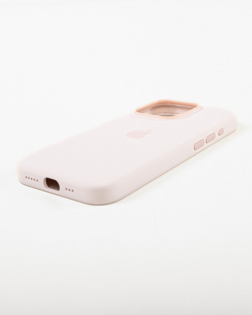 Husa Iphone 15 Pro din silicon Roz MagSafe - Img 3