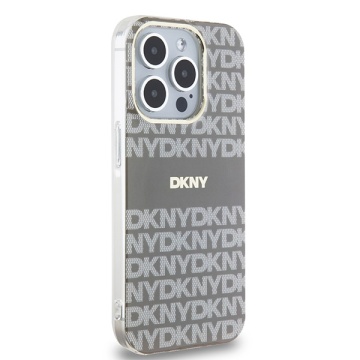 Husa iPhone 15 Pro - DKNY IML Mono & Stripe MagSafe (DKHMP15LHRHSEE) - Beige - Img 3