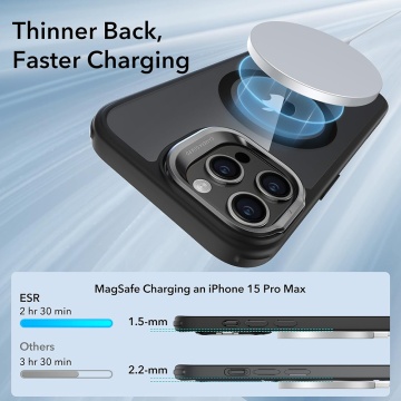 Husa iPhone 15 Pro Max - Clear Black - Img 3