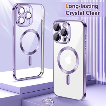 Husa iPhone 15 Pro Max, MagSafe - Violet - Img 2