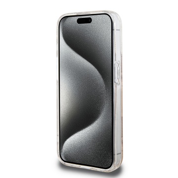Husa iPhone 15 Pro originala Guess IML GCube MagSafe GUHMP15LHGCUSTGW- Maro - Img 5