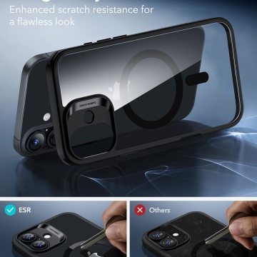 Husa iPhone 16 ESR Classic Hybrid HaloLock- Clear Black - Img 6