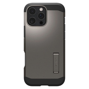 Husa iPhone 16 Pro Max Spigen Tough Armor MagSafe - Cenusiu - Img 2
