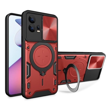 Husa Motorola Moto G72 Techsuit CamGuard Pro - Rosu - Img 1