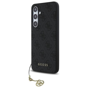 Husa originala Guess Samsung Galaxy S24 FE Hardcase 4G Charms Collection GUHCS24FEGF4GGR - Gri - Img 2