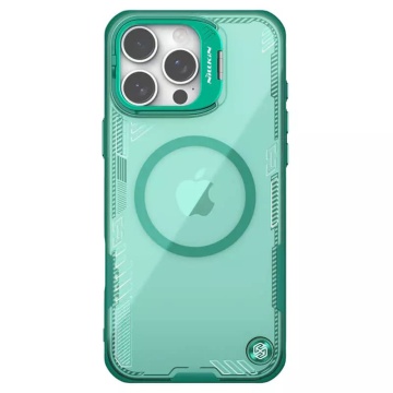 Husa pentru iPhone 16 Pro Max - Nillkin Iceblade Prop Magnetic (with Camera Cutout) - Green - Img 3