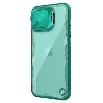 Husa pentru iPhone 16 Pro Max - Nillkin Iceblade Prop (without Camera Cutout) - Green - Img 5