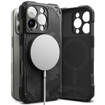 Husa pentru iPhone 16 Pro Max - Ringke Rugged Gear MagSafe - Camo Black - Img 3
