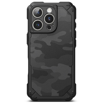 Husa pentru iPhone 16 Pro - Ringke Rugged Gear - Camo Black - Img 3