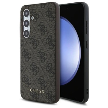 Husa pentru Samsung Galaxy S24 FE - Guess Hardcase 4G Classic (GUHCS24FEG4GFBR) - Brown - Img 1