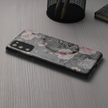 Husa pentru Samsung Galaxy S24 FE - Techsuit Marble Series - Bloom of Ruth Gray - Img 3