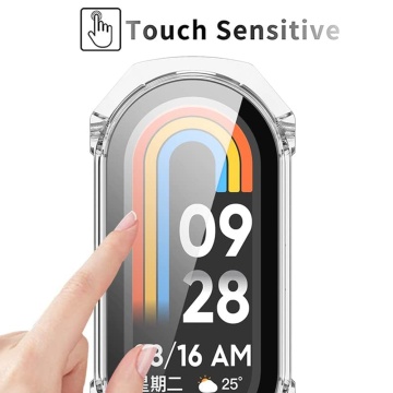 Husa pentru Xiaomi Mi Band 9 NFC + Folie - Techsuit Defense360 Pro - Black - Img 4