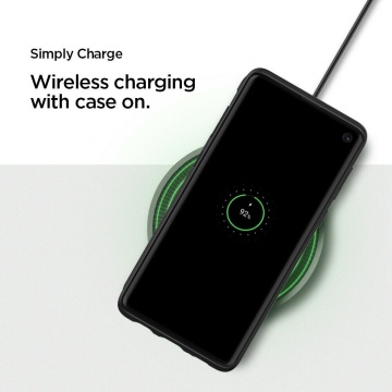 Husa Samsung Galaxy S10 Plus Spigen Liquid Air - Negru Mat - Img 2