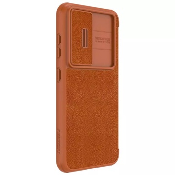 Husa Samsung Galaxy S23 Plus Nillkin QIN Pro Leather, Brown - Img 4