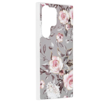 Husa Samsung Galaxy S23 Ultra Techsuit Marble, Bloom of Ruth Gray - Img 2