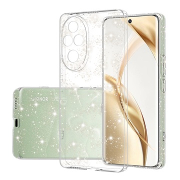 Husa sclipici Honor 200 Pro Techsuit SparkleSkin - Transparenta - Img 1