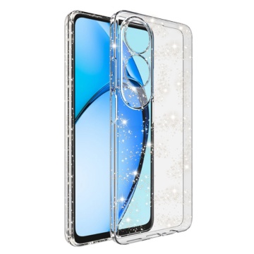 Husa sclipici Oppo A60 Techsuit SparkleSkin - Transparenta - Img 1