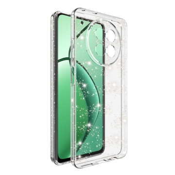 Husa sclipici Realme 12 Techsuit SparkleSkin - Transparenta - Img 1