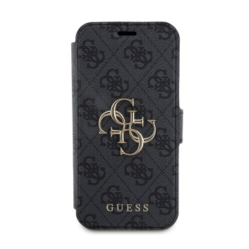 Husa tip carte iPhone 15 Pro Guess Book 4G GUBKP15L4GMGGR- Negru - Img 5