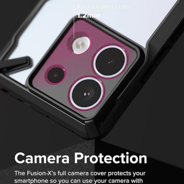 Husa Xiaomi Redmi Note 13 Pro 5G Ringke Fusion X - Transparent - Img 3