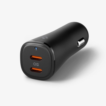 Incarcator Auto Dual Type-C, incarcare rapida 50W - Negru - Img 4