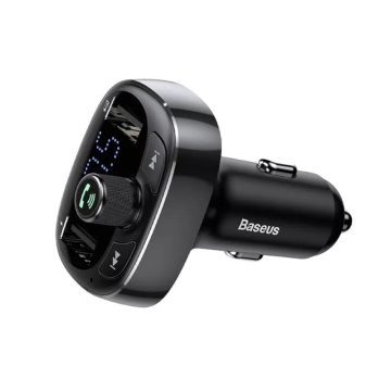 Incarcator + Modulator FM- 2x USB, card TF, MP3, Bluetooth 4.2, afișaj digital, 17 W - negru - Img 5