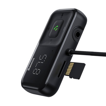 Incarcator + MP3 Playerauto Baseus S-16 (CCMT000201) - Bluetooth 5.0, 15W - negru - Img 3