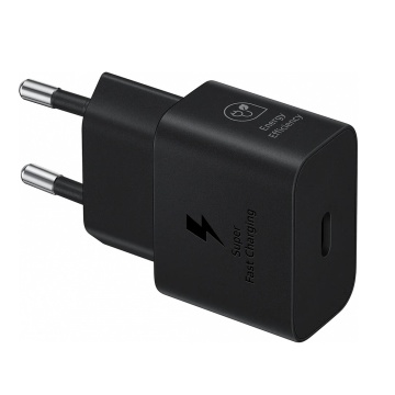 Incarcator Samsung Super Fast Charging 25W + cablu USB-C, EP-T2510XWEGEU, Negru - Img 3