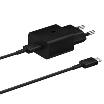 Incarcator Samsung tip C + cablu Type-C 15W EP-T1510XBEGEU, Negru - Img 6