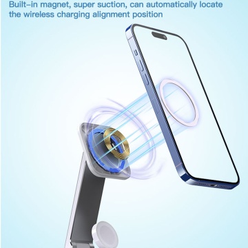 Incarcator Wireless 3 in 1, pentru iPhone, Apple Watch, AirPods, 15W , Alb - Img 7