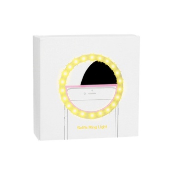 Lampa circulara selfie Ring Light telefon Techsuit, RL-01 - Alb - Img 6